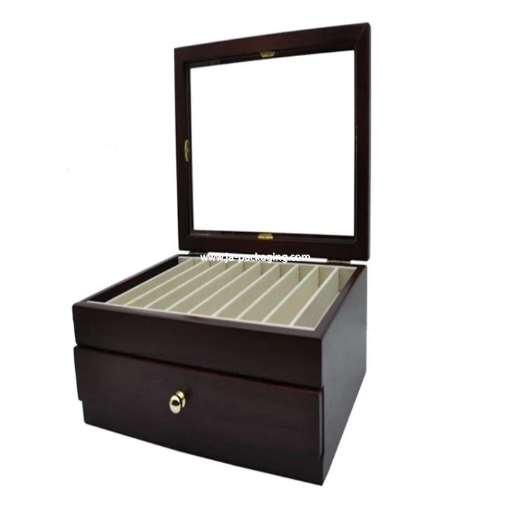 Red Brown Pen Collection Box